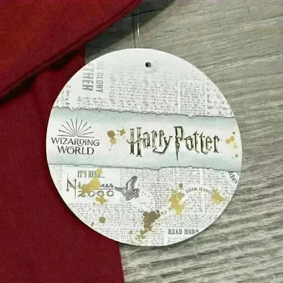 Wizarding World Harry Potter Jersey Red Pullover Longsleeve Unisex Sz XL (16/18) - Picture 6 of 16